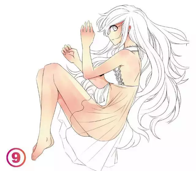 浪漫少女繪制插畫教程