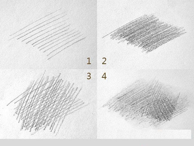 練習素描排線的正確方法與握筆技巧