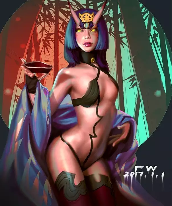 原畫教程-步驟圖AO畫法