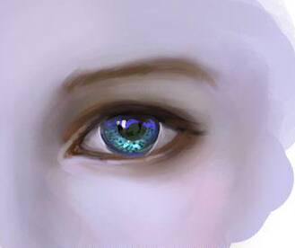 CG插畫眼部特寫教程