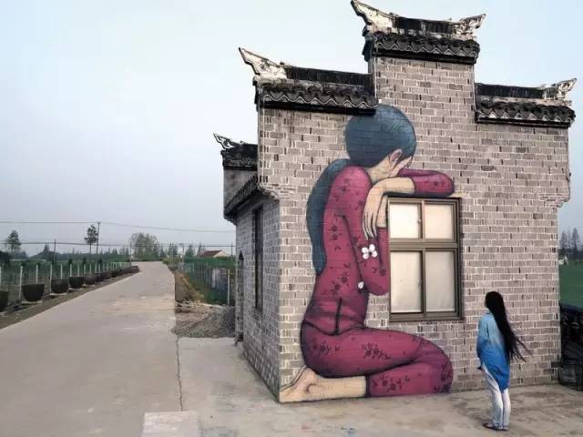 這位藝術家的破墻繪畫，美呆了世界