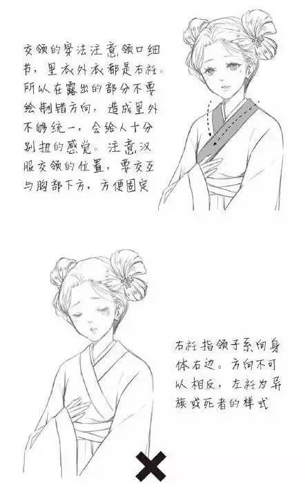 插畫教程|漂亮漢服的繪畫方法