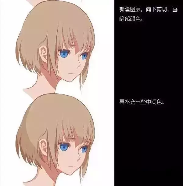 Q版漫畫教程|頭發的畫法