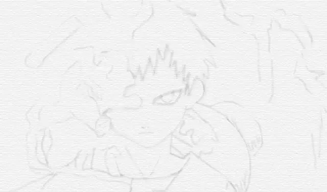 動漫人物素描教程|男生頭像