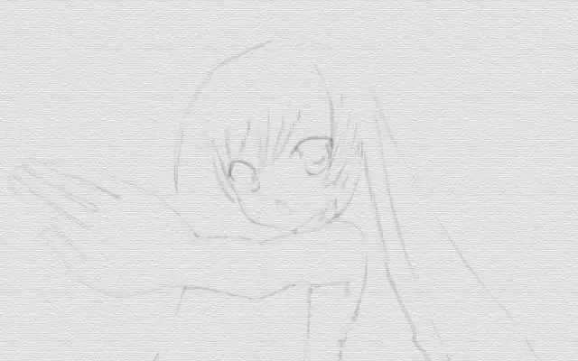 動漫人物素描教程|女生頭像