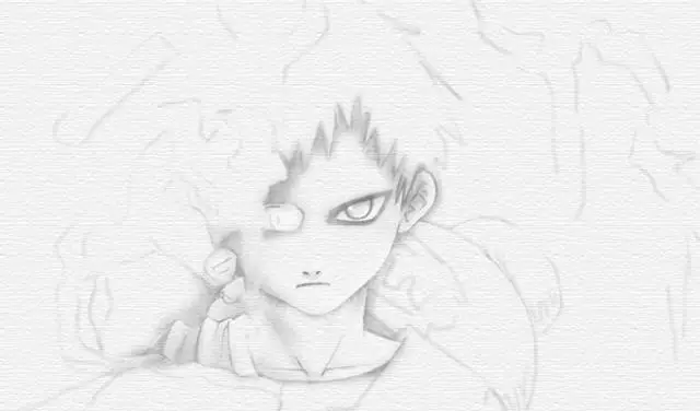 動漫人物素描教程|男生頭像