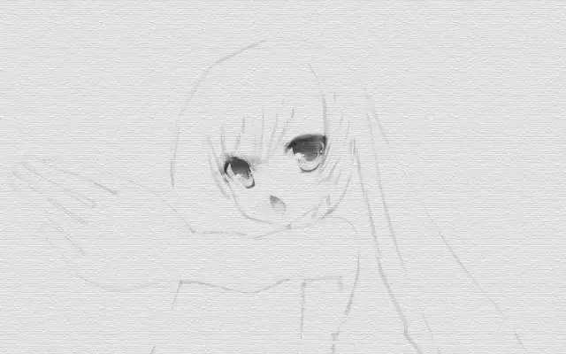 動漫人物素描教程|女生頭像