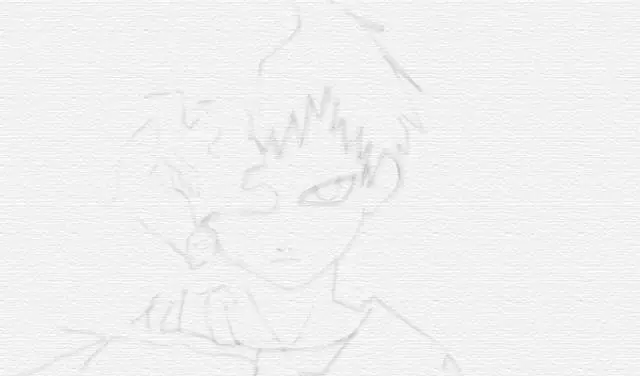 動漫人物素描教程|男生頭像