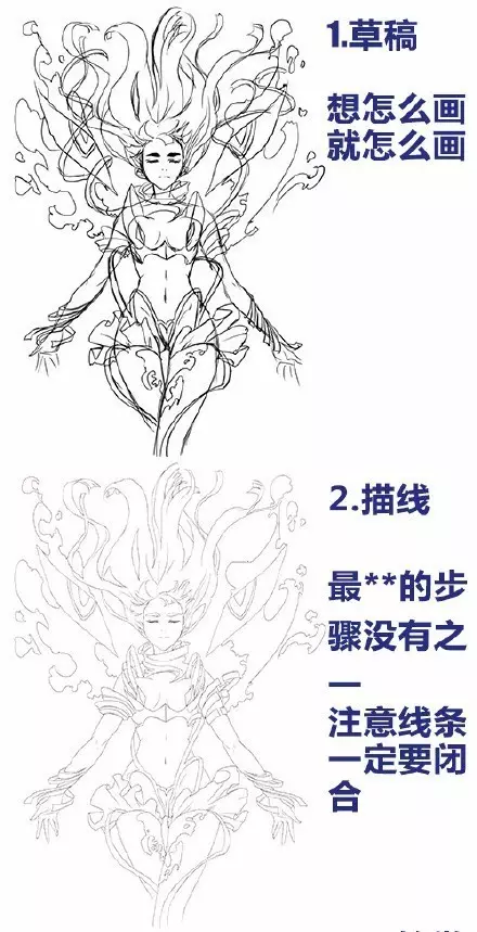 動漫人物繪畫步驟教程