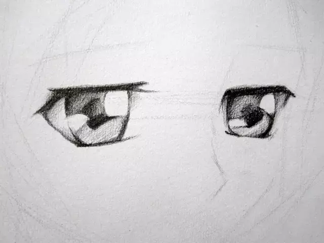 動漫素描教程|簡單的卡通MM手繪教程
