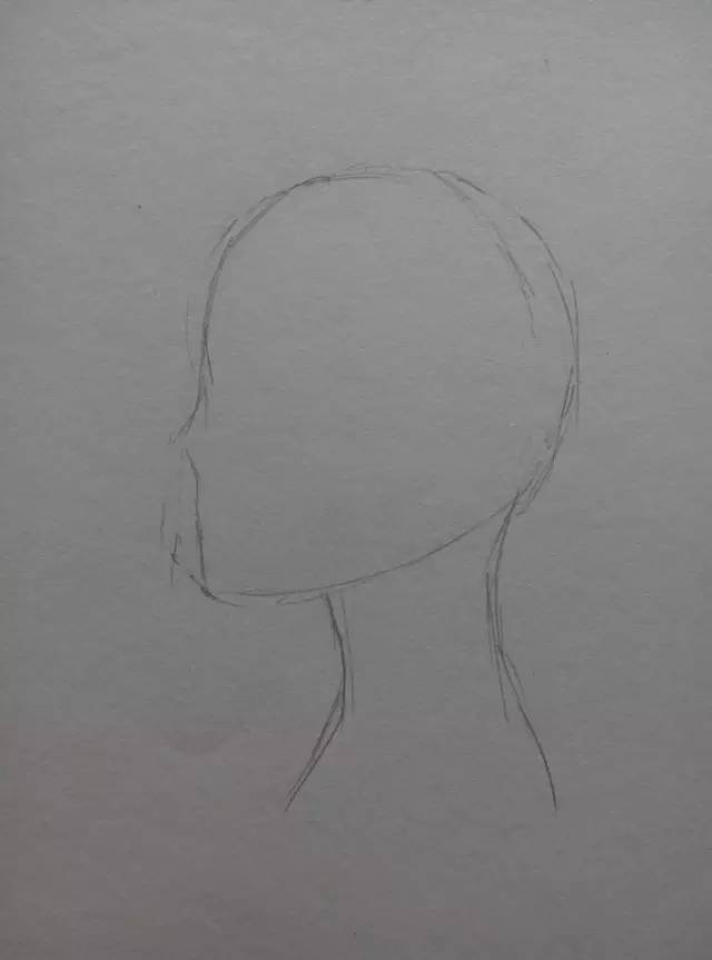 漫畫教程|短發少女側顏