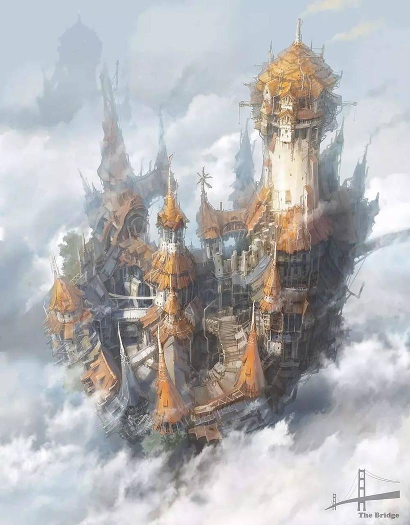 韓國場景原畫第一稱號-線稿之神min seub Jung作品欣賞