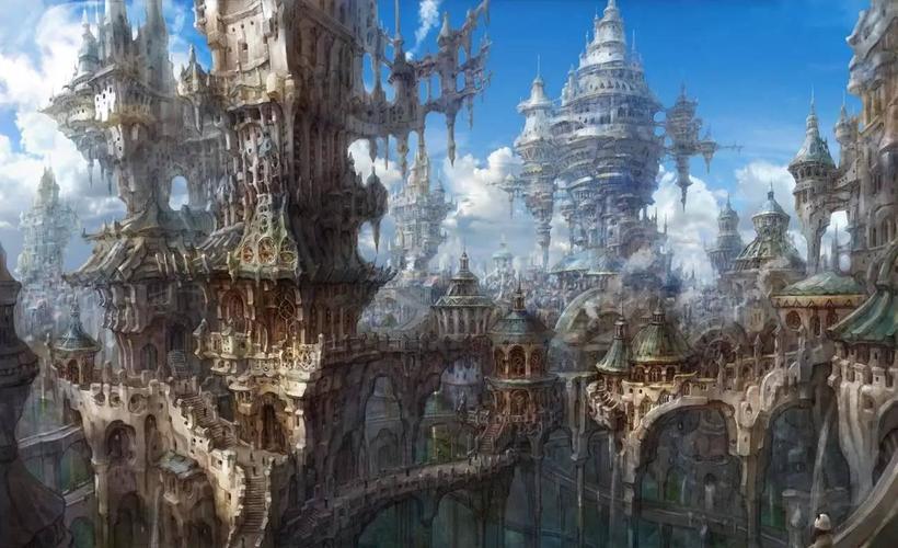 韓國場景原畫第一稱號-線稿之神min seub Jung作品欣賞