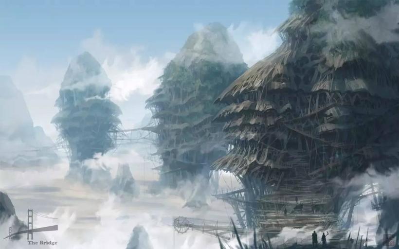 韓國場景原畫第一稱號-線稿之神min seub Jung作品欣賞