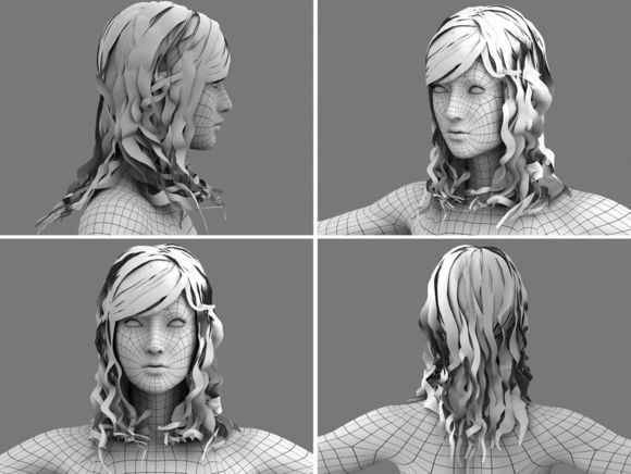3DMAX建模教程之女性角色模型