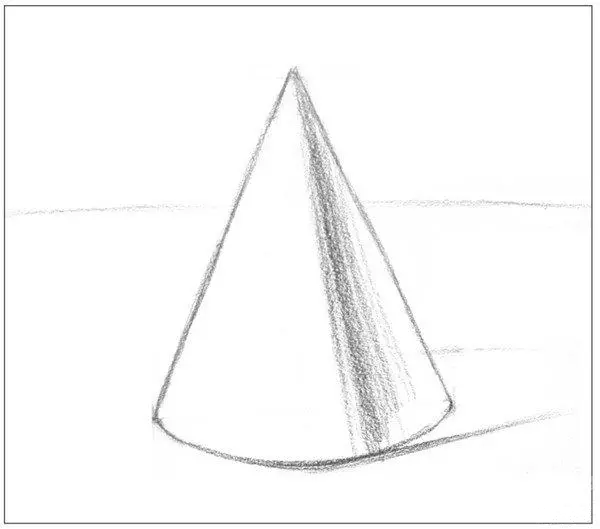 素描圓錐體的畫法教程