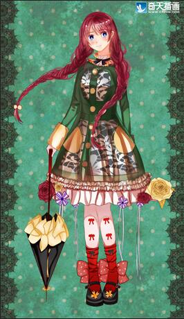奇天CG學院,動漫原畫,少女情結
