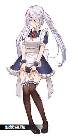 奇天CG學院,動漫原畫,服務生