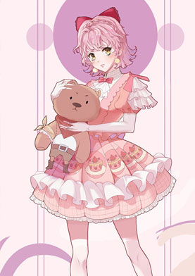 奇天CG學院,動漫原畫,洛麗塔少女2