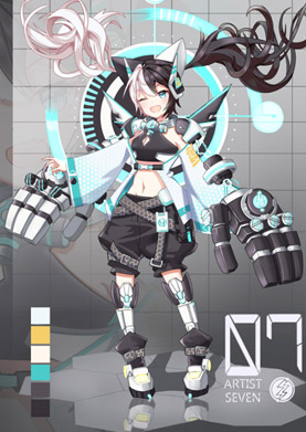 奇天CG學院,動漫原畫,莉奈奈
