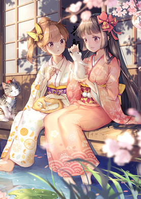 奇天CG學院,動漫原畫,動漫漫畫:少女庭院