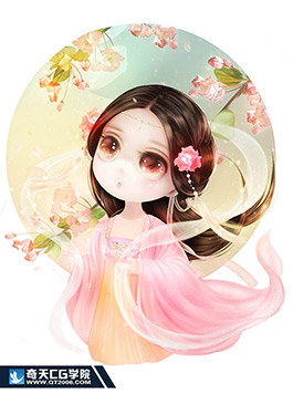 奇天CG學院,商業插畫,海棠Q版