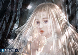 奇天CG學院,商業插畫,精靈新娘