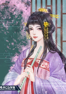 奇天CG學院,奇幻插畫,思美人兮-