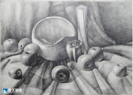 奇天CG學院,美術基礎,靜物寫生作品