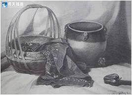 奇天CG學院,美術基礎,寫生作品