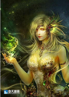 奇天CG學院,奇幻插畫,歐拉之光