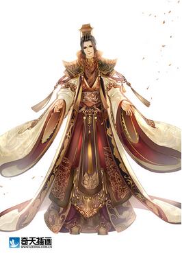 奇天CG學院,奇幻插畫,少帝人設
