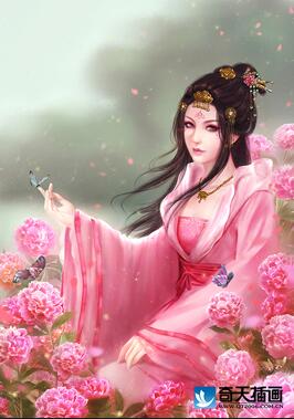 奇天CG學院,奇幻插畫,芍藥仙子