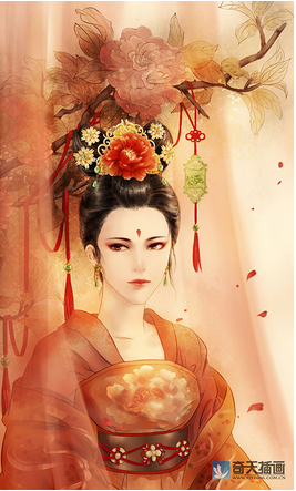 奇天CG學院,奇幻插畫,朱砂染