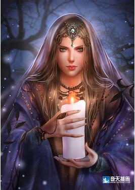 奇天CG學院,奇幻插畫, 祭奠亡魂