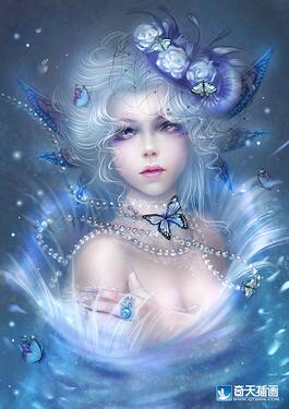 奇天CG學院,奇幻插畫,破繭成蝶