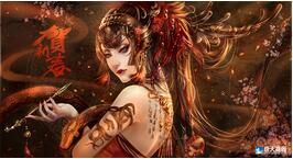奇天CG學院,奇幻插畫,生肖蛇