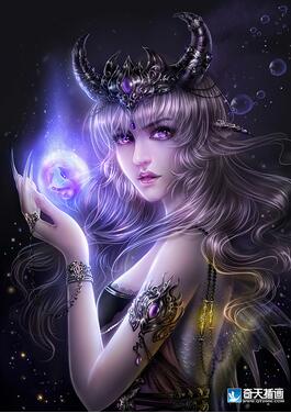 奇天CG學院,奇幻插畫,魔羯座
