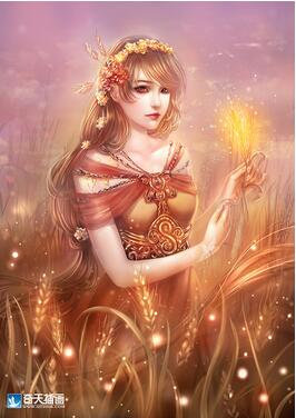 奇天CG學院,奇幻插畫,處女座