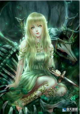奇天CG學院,奇幻插畫,美少女