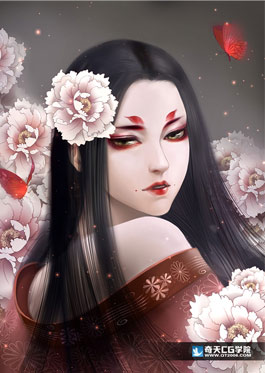 奇天CG學院,奇幻插畫,枯山夜鬼