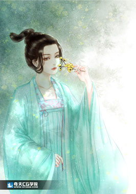 奇天CG學院,奇幻插畫,卷斜陽