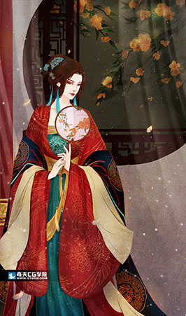 奇天CG學院,奇幻插畫,古裝原創