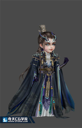 奇天CG學院,奇幻插畫,其靈Q版