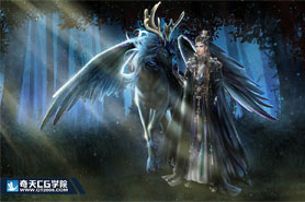 奇天CG學院,奇幻插畫,-其靈