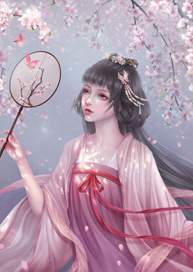 奇天CG學院,奇幻插畫,桃之夭夭