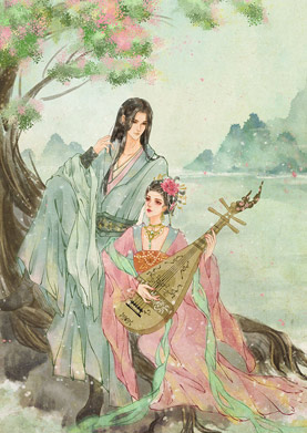 奇天CG學院,奇幻插畫,春·紫藤