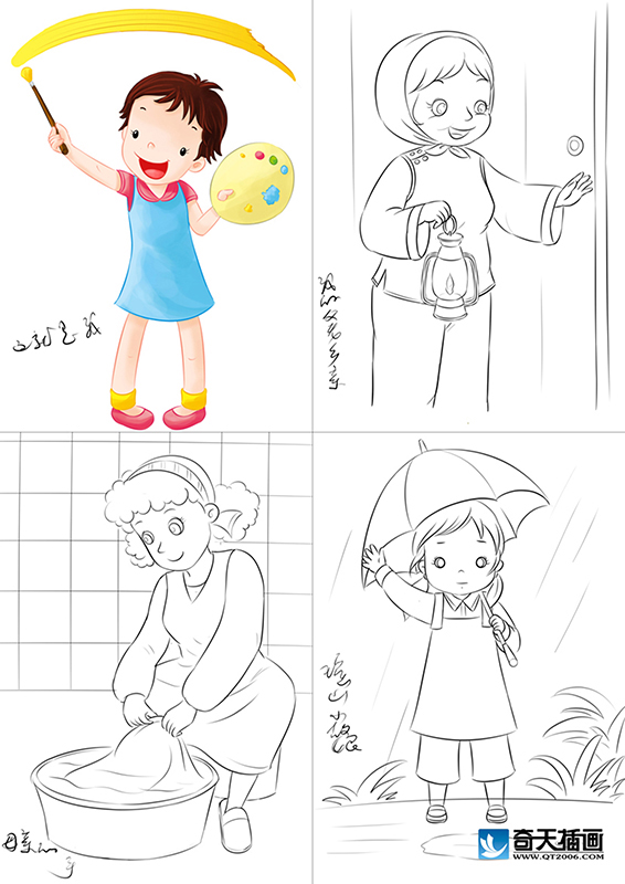 奇天CG學院,手繪插畫,1副本