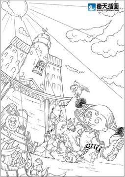 奇天CG學院,手繪插畫,再見