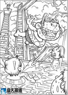 奇天CG學院,手繪插畫,游泳最后